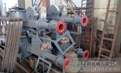 栾川预订的粉体输送设备已完成生产